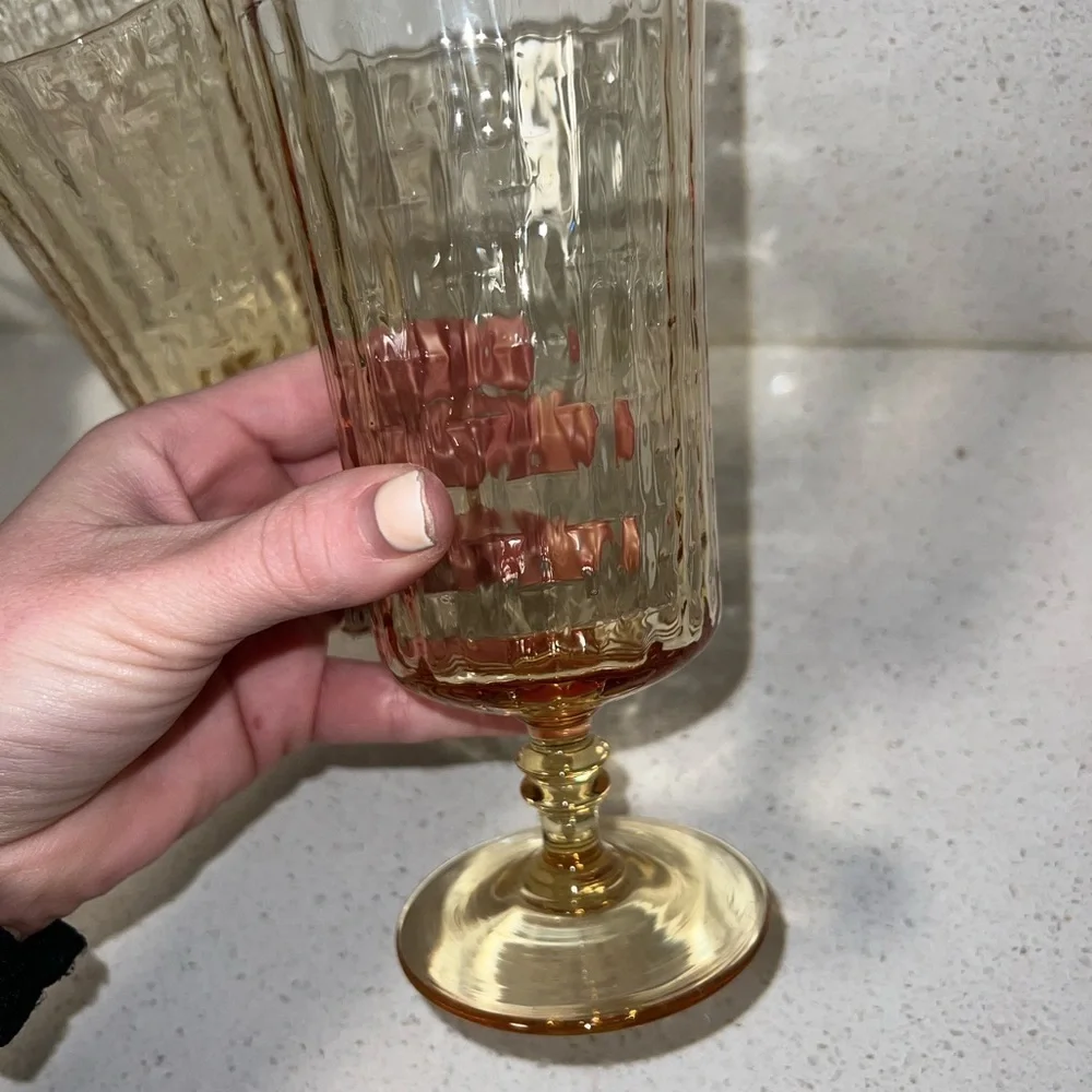 Lenox Vintage Handblown Lead Crystal Glasses, Set Of 4
